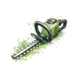 Hedge trimming and shrub pruning icon