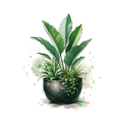Outdoor pot design icon