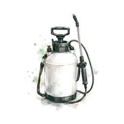 Weed and pest control sprayer icon